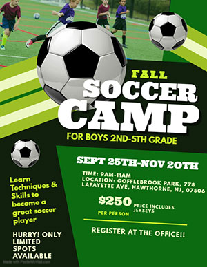 Click to view Soccer Flyer