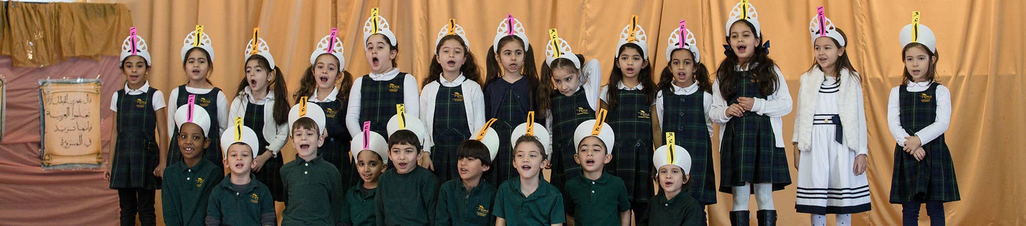 Elementary Kids Singing on Stage